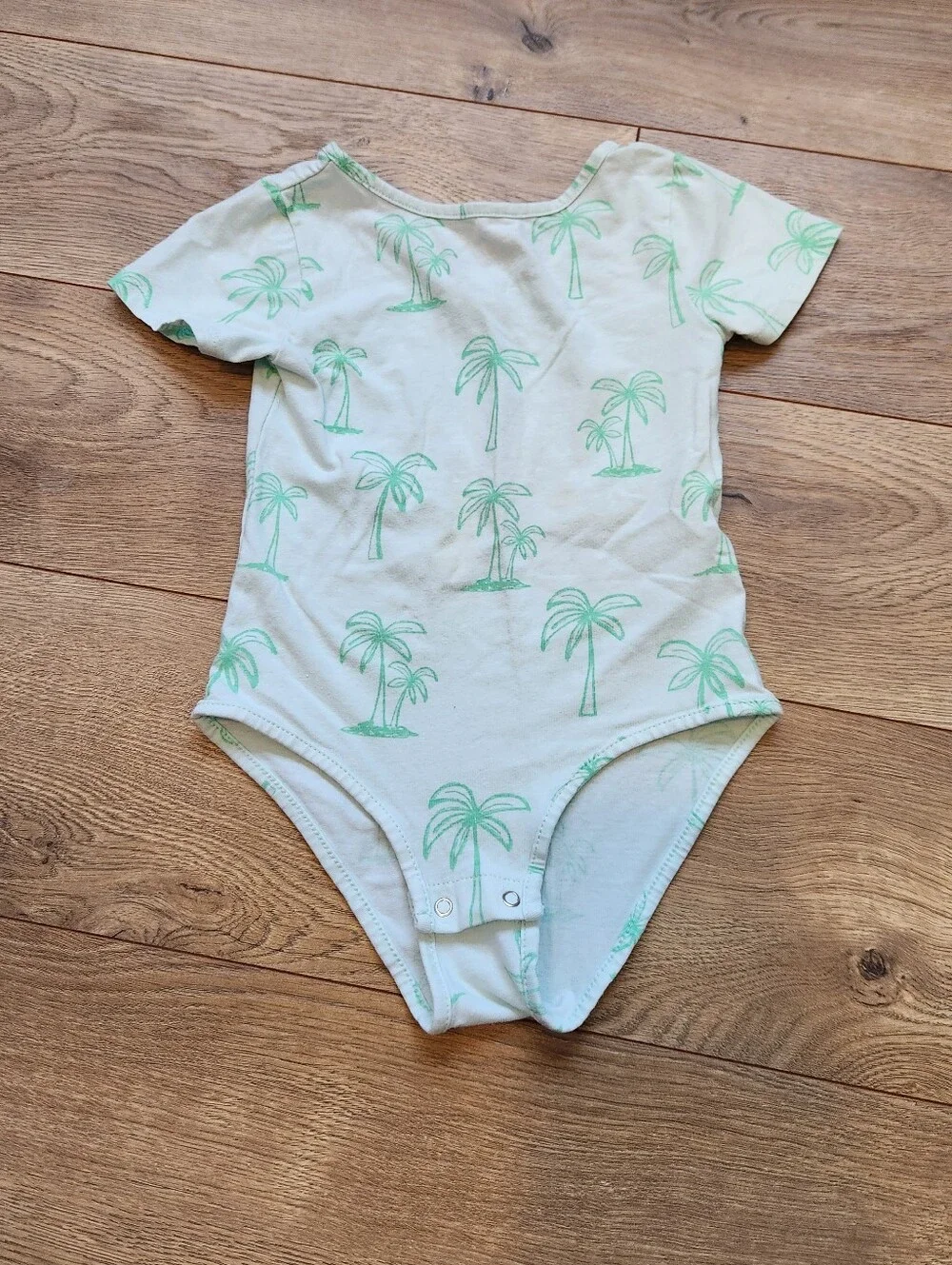 Size 7 Girls Zara Palm tree Bodysuit